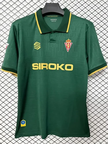 26-27 Gijon Away Fans Soccer Jersey
