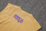 26-27 BAR Mud Yellow Tank top and shorts suit #D26078