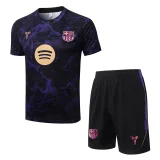 26-27 BAR Black Purple Training Short Suit #J26084