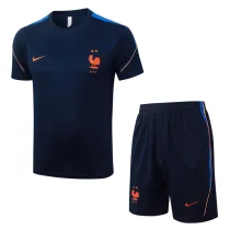 26-27 France Royal blue Training Short Suit #J26068 26-27 France Royal blue Training Short Suit #J26068