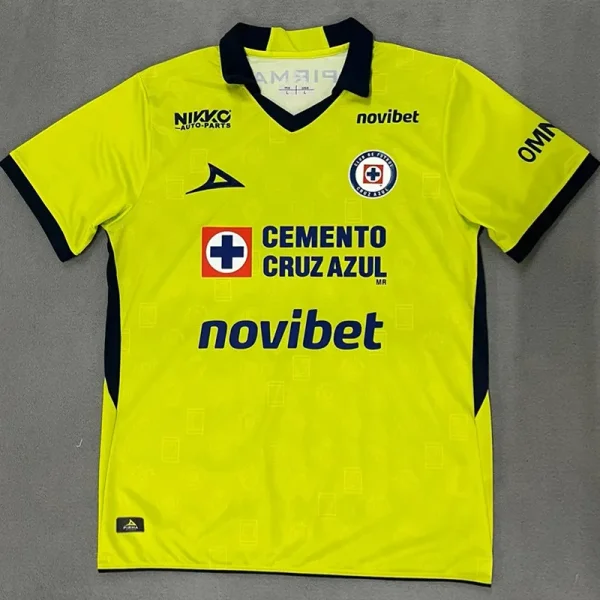 26-27 Cruz Azul Fluorescent Yellow Goalkeeper Soccer Jersey