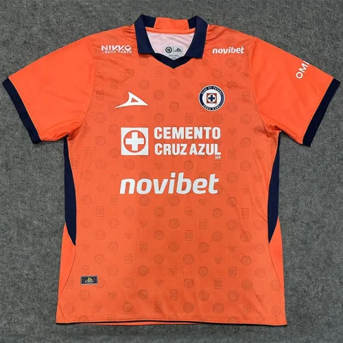 26-27 Cruz Azul Orange Goalkeeper Soccer Jersey