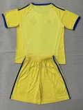 26-27 Man Utd Yellow Goalkeeper Kids Soccer Jersey