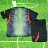 26-27 PSG Black Green Kids Soccer Jersey