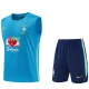 26-27 Brazil Lake blue Tank top and shorts suit