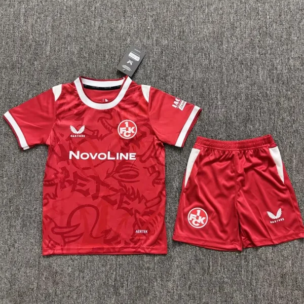 26-27 Kaiserslautern Home Kids Soccer Jersey