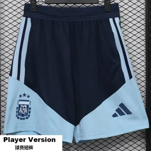 26-27 Argentina Royal blue Player Version Shorts Pants(球员短裤)