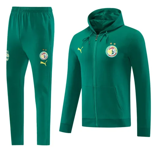 26-27 Senegal Green Hoodie Jacket Tracksuit #01