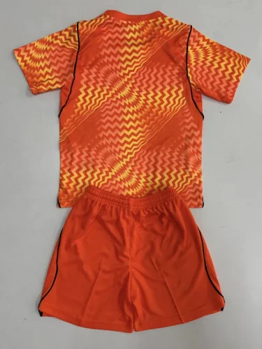 26-27 CHE Orange Goalkeeper Kids Soccer Jersey