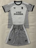 26-27 Aston Villa Grey Goalkeeper Kids Soccer Jersey