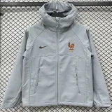 26-27 France Light blue Outdoor Jackets #K8809冲锋衣