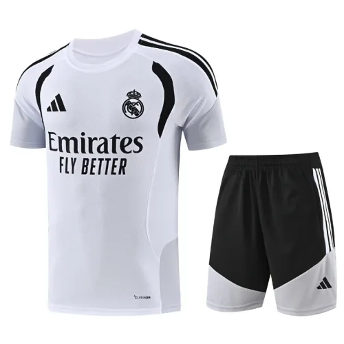 26-27 RMA White grey Training Short Suit