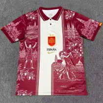 26-27 Spain Red Special Edition Polo Short Sleeve 26-27 Spain Red Special Edition Polo Short Sleeve