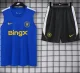 26-27 CHE Fancy blue Tank top and shorts suit
