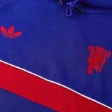 26-27 Man Utd Fancy blue Hoodie Tracksuit (卫衣套装)
