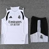26-27 RMA White grey Tank top and shorts suit