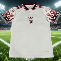 26-27 Man Utd White Casual Polo Short Sleeve 26-27 Man Utd White Casual Polo Short Sleeve