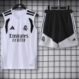 26-27 RMA White grey Tank top and shorts suit