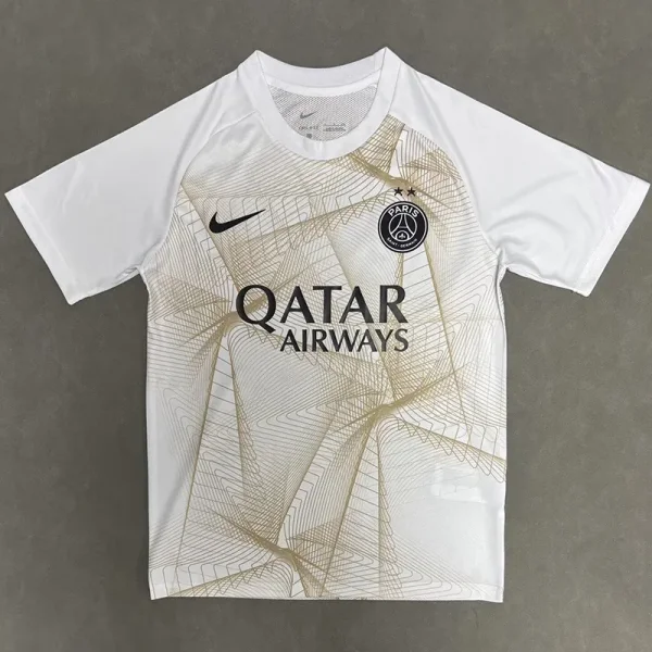 26-27 PSG White Gold Training shirts