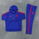 26-27 Man Utd Fancy blue Hoodie Tracksuit (卫衣套装)