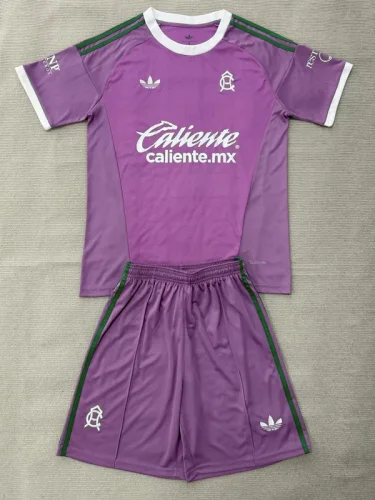 26-27 Club America Purple Goalkeeper Kids Soccer Jersey