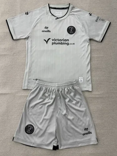 26-27 Bristol City Away Kids Soccer Jersey