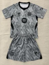 26-27 BAR Grey Goalkeeper Kids Soccer Jersey