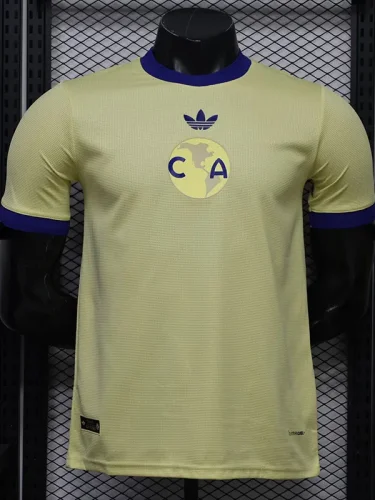 26-27 Club America 110th Anniversary Yellow Player Version Training shirts