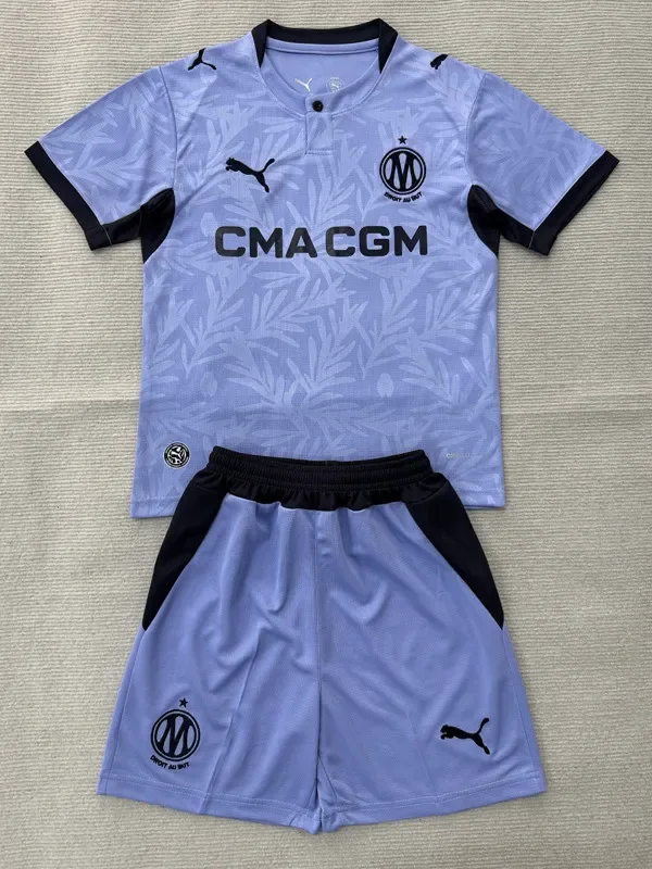 26-27 Marseille Third Kids Soccer Jersey