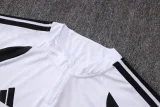 26-27 River Plate White Half Pull Tracksuit #B26101(半拉链)