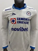 26-27 Cruz Azul Away Long Sleeve Player Version Soccer Jersey (长袖球员) 26-27 Cruz Azul Away Long Sleeve Player Version Soccer Jersey (长袖球员)
