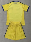 26-27 RMA Yellow Goalkeeper Kids Soccer Jersey