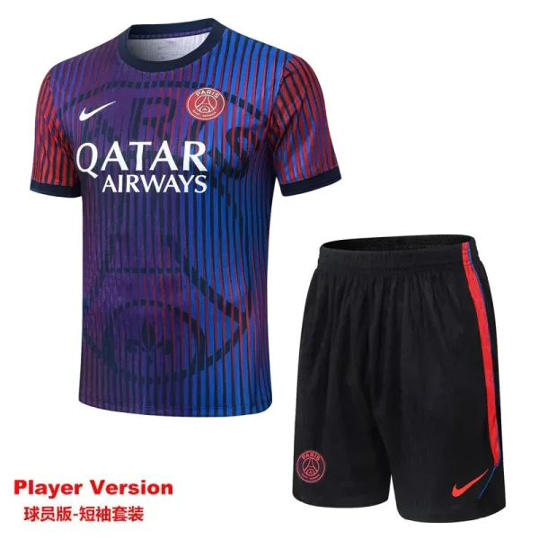 26-27 PSG Blue Red Player Version Training Short Suit (球员短套装)