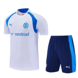 26-27 Marseille White Training Short Suit