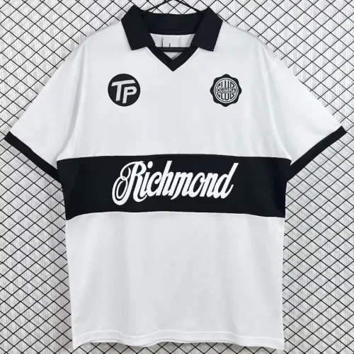 1990 Club Olimpia Home Retro Soccer Jersey