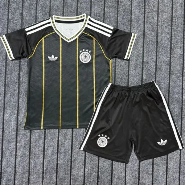 26-27 Germany Third Black Gold Kids Soccer Jersey