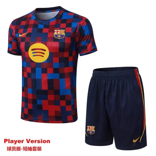 26-27 BAR Red Blue Player Version Training Short Suit (球员短套装)