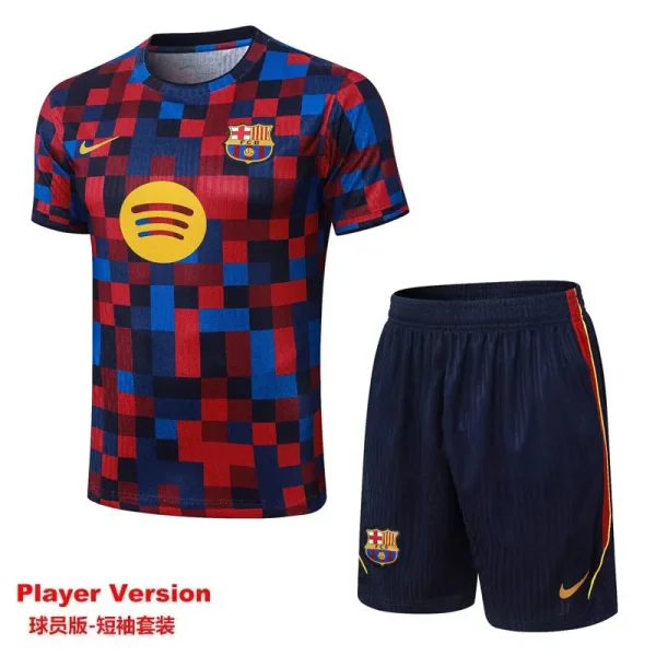 26-27 BAR Red Blue Player Version Training Short Suit (球员短套装)