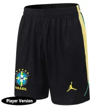 26-27 Brazil Black Player Version Training Shorts Pants (球员短裤) 26-27 Brazil Black Player Version Training Shorts Pants (球员短裤)