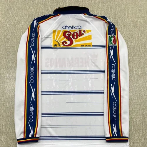 1999-2000 Monarcas Morelia Away Long Sleeve Retro Soccer Jersey (长袖)