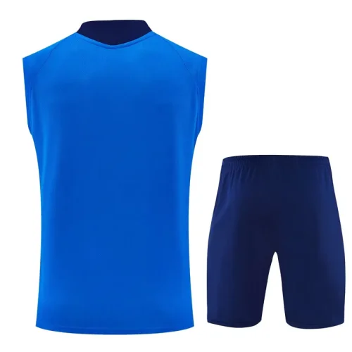 26-27 Marseille Fancy blue Tank top and shorts suit