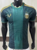 26-27 Argentina Messi Farewell Match Green Player Version Soccer Jersey