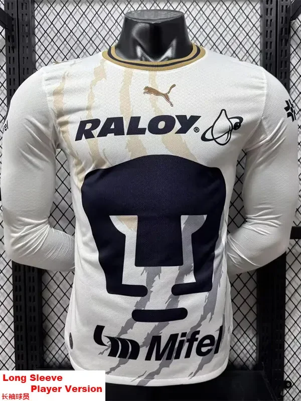 26-27 Pumas UNAM Home Long Sleeve Player Version Soccer Jersey (长袖球员)