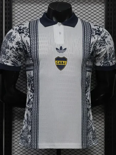 26-27 Boca Juniors White Blue Special Edition Player Version Training shirts