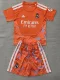 26-27 RMA Orange Goalkeeper Kids Soccer Jersey