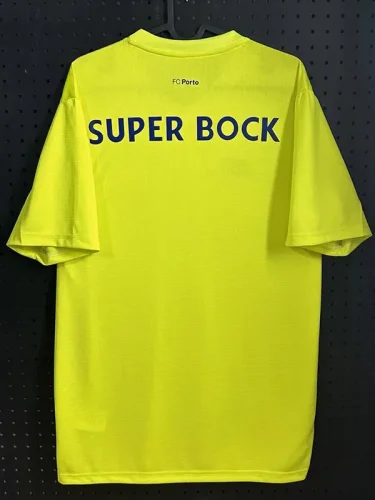 26-27 Porto Fluorescent Yellow Goalkeeper Soccer Jersey