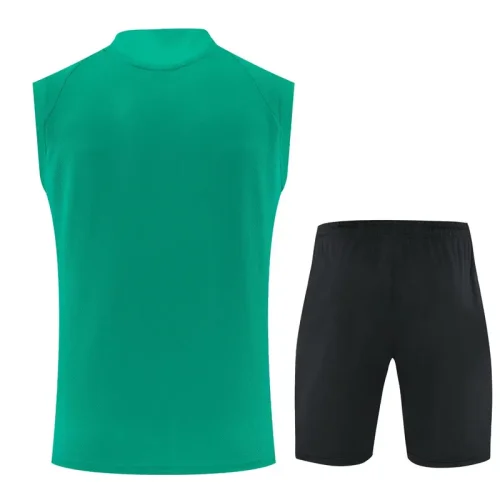 26-27 Senegal Green Tank top and shorts suit