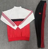 26-27 Sevilla White Red Jacket Tracksuit