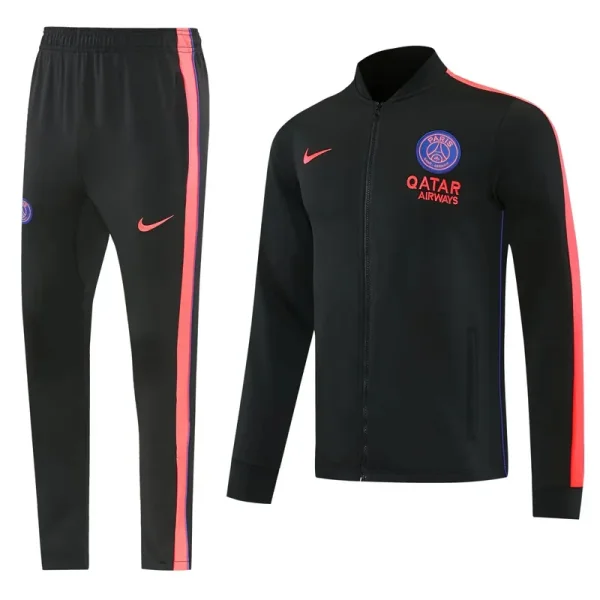 26-27 PSG Black Jacket Tracksuit #01