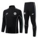 26-27 Marseille Black Half Pull Tracksuit #B26107(半拉链)